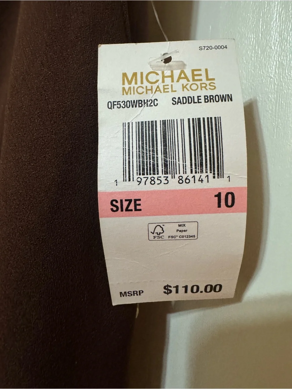 Michael Kors msrp $110